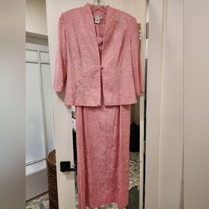 Vintage Miss Dorby size 10P Special Occasion Pink Dress,